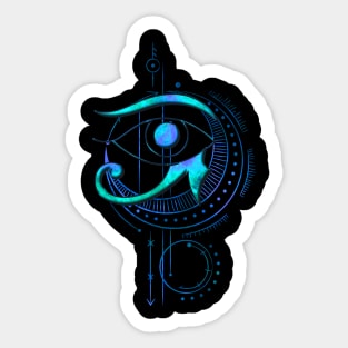 Eye Of Ra Geometry Cosmic Spiritual Sticker